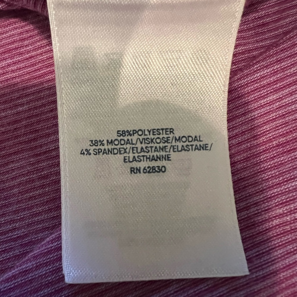 Lands' End Women's Raspberry/Purple Sleeveless Top - Picture 5 of 6